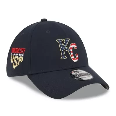 MLB Kansas City Royals 2023 Fourth of July 39THIRTY Flex Fit Hat