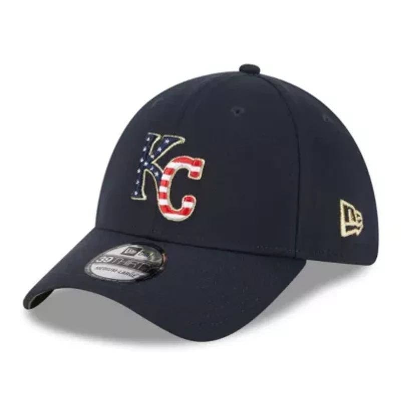 MLB Kansas City Royals 2023 Fourth of July 39THIRTY Flex Fit Hat