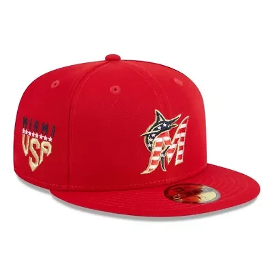 MLB Miami Marlins 2023 Fourth of July 59FIFTY Fitted Hat