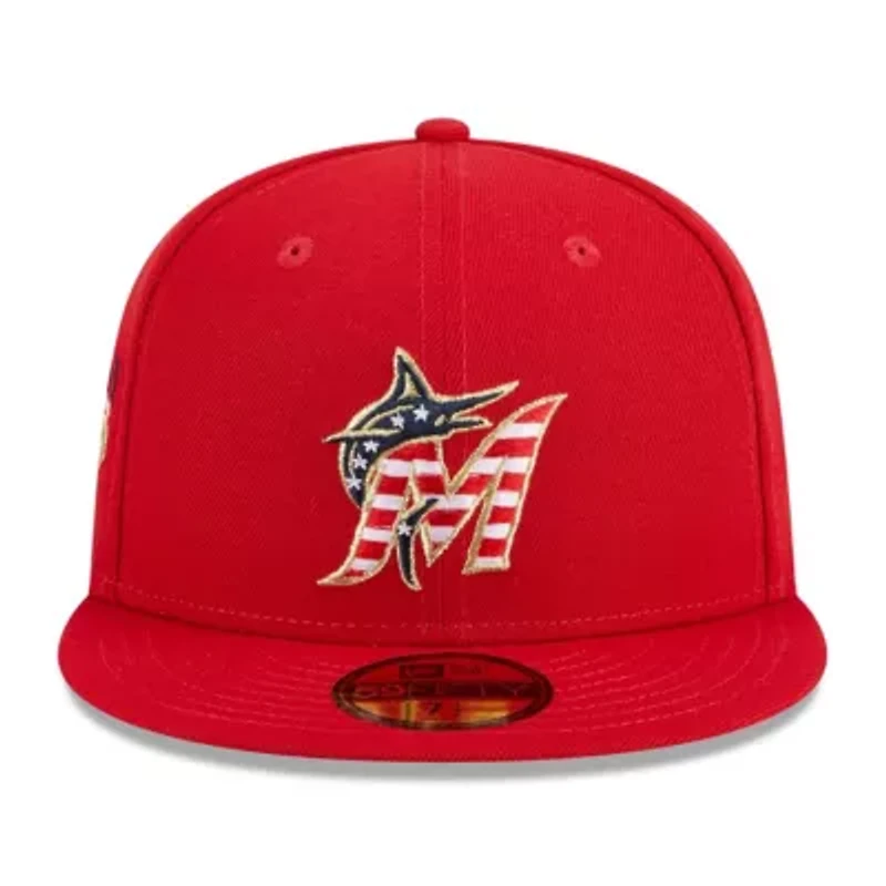MLB Miami Marlins 2023 Fourth of July 59FIFTY Fitted Hat