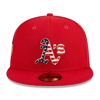 Cooperstown Teams Oakland Athletics 2023 Fourth of July 59FIFTY Fitted Hat