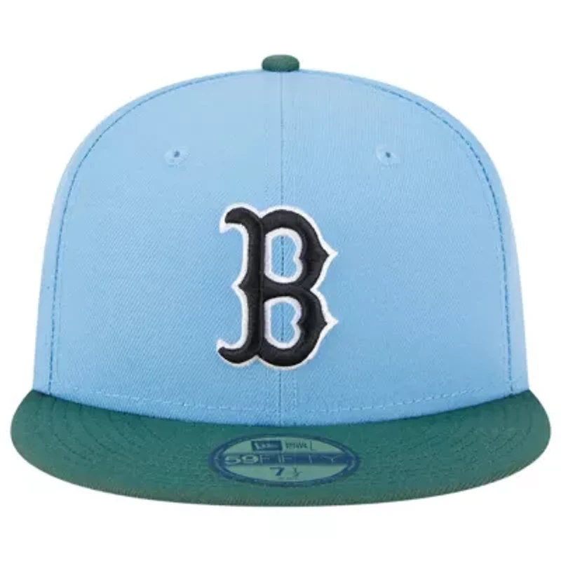 Boston Red Sox MLB Sky Blue/Cilantro 2007 World Series 59FIFTY Fitted Hat