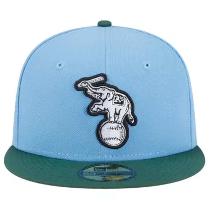 Oakland Athletics MLB Sky Blue/Cilantro 1988 World Series 59FIFTY Fitted Hat