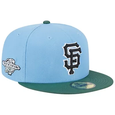 MLB Sky Blue/Cilantro San Francisco Giants 2002 World Series 59FIFTY Fitted Hat