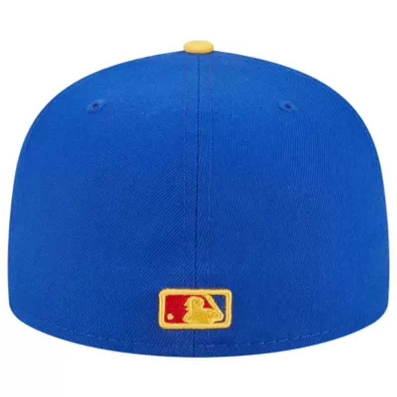 Boston Red Sox MLB Royal/Yellow Empire 59FIFTY Fitted Hat