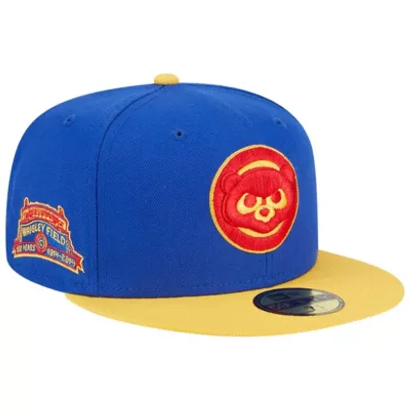 MLB Royal/Yellow Chicago Cubs Empire 59FIFTY Fitted Hat