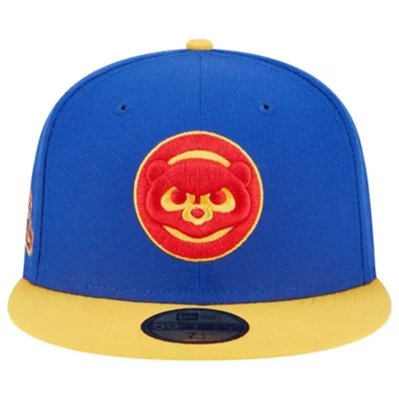 MLB Royal/Yellow Chicago Cubs Empire 59FIFTY Fitted Hat