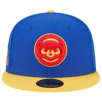 MLB Royal/Yellow Chicago Cubs Empire 59FIFTY Fitted Hat