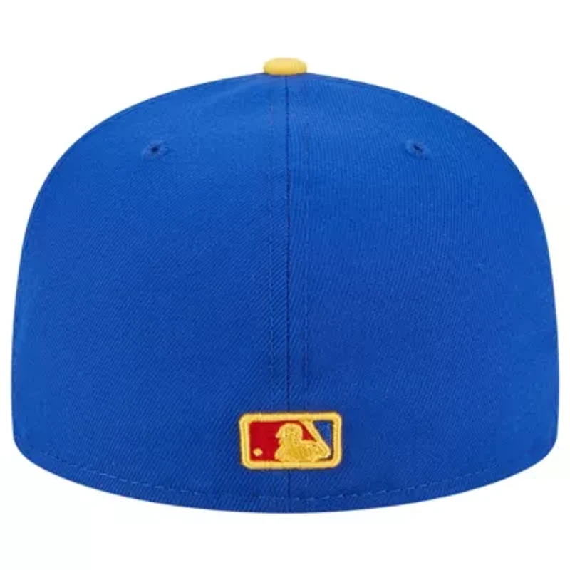 MLB Royal/Yellow Los Angeles Dodgers Empire 59FIFTY Fitted Hat