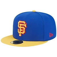MLB Royal/Yellow San Francisco Giants Empire 59FIFTY Fitted Hat