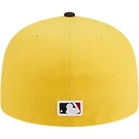 Boston Red Sox MLB Yellow/Black Grilled 59FIFTY Fitted Hat