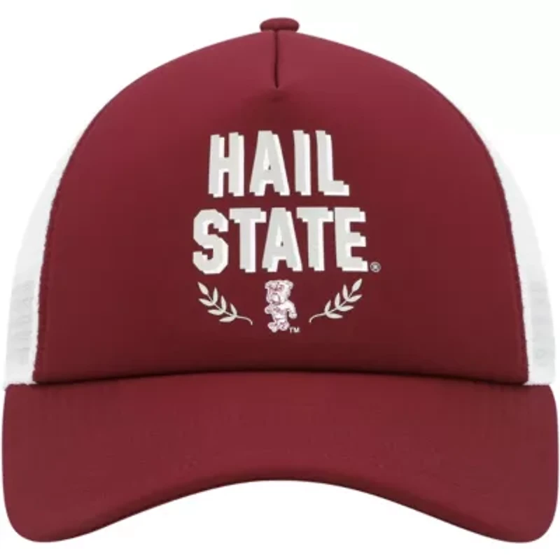 NCAA Mississippi State Bulldogs Phrase Foam Front Trucker Adjustable Hat
