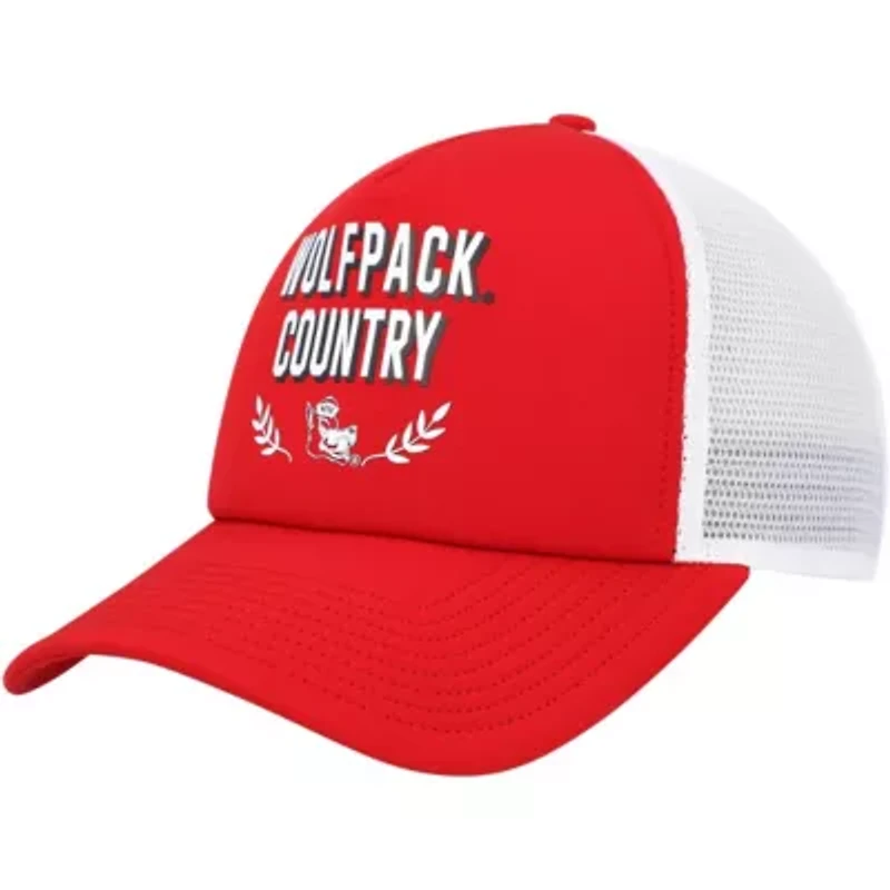 NCAA NC State Wolfpack Phrase Foam Front Trucker Adjustable Hat