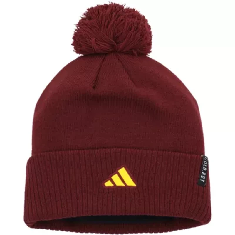 NCAA Arizona State Sun Devils 2023 Sideline COLD.RDY Cuffed Knit Hat with Pom