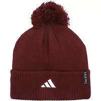 NCAA Mississippi State Bulldogs 2023 Sideline COLD.RDY Cuffed Knit Hat with Pom