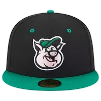 MiLB Kannapolis Cannon Ballers Theme Nights Qs 59FIFTY Fitted Hat