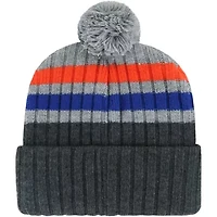 NCAA Florida Gators Stack Striped Cuffed Knit Hat with Pom