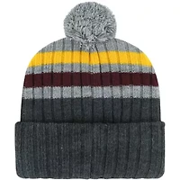 NCAA Minnesota Golden Gophers Stack Striped Cuffed Knit Hat with Pom