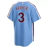 MLB Nike Bryce Harper Light Philadelphia Phillies Alternate Replica Jersey