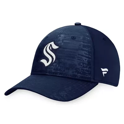 NHL Fanatics Deep Sea Seattle Kraken Fundamental Flex Hat