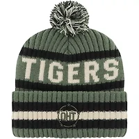NCAA Clemson Tigers OHT Military Appreciation Bering Cuffed Knit Hat with Pom