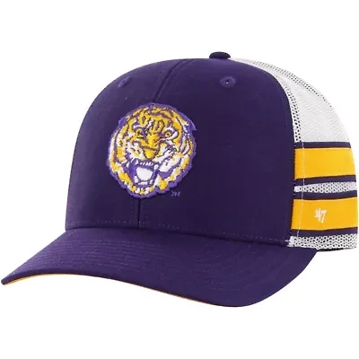 NCAA LSU Tigers Straight Eight Adjustable Trucker Hat
