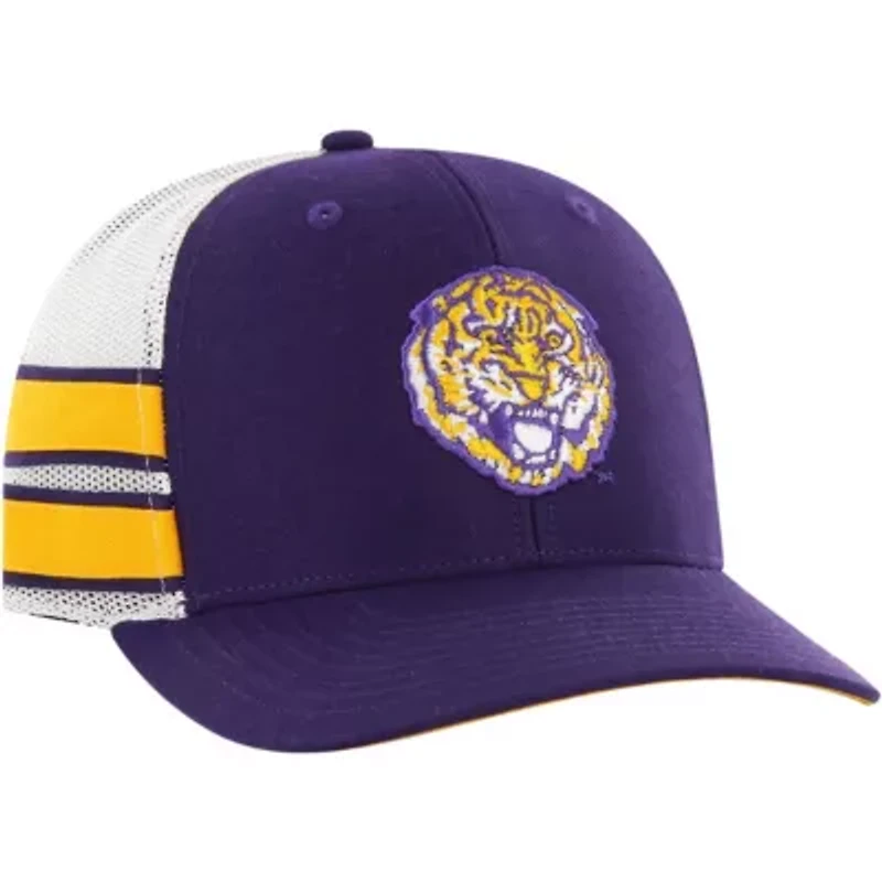 NCAA LSU Tigers Straight Eight Adjustable Trucker Hat