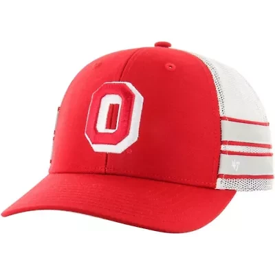 NCAA Ohio State Buckeyes Straight Eight Adjustable Trucker Hat