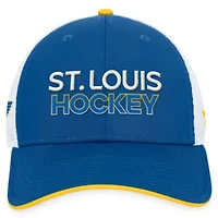 NHL Fanatics St. Louis Blues Authentic Pro Alternate Jersey Adjustable Trucker Hat