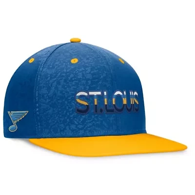 NHL Fanatics Blue/Gold St. Louis Blues Authentic Pro Alternate Jersey Snapback Hat