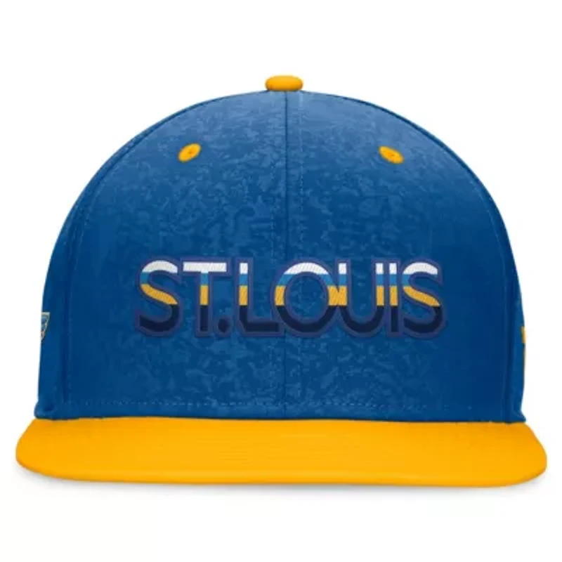 NHL Fanatics Blue/Gold St. Louis Blues Authentic Pro Alternate Jersey Snapback Hat