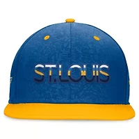 NHL Fanatics Blue/Gold St. Louis Blues Authentic Pro Alternate Jersey Snapback Hat