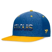 NHL Fanatics Blue/Gold St. Louis Blues Authentic Pro Alternate Jersey Snapback Hat