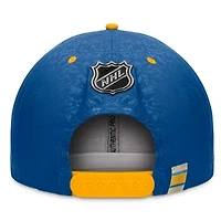 NHL Fanatics Blue/Gold St. Louis Blues Authentic Pro Alternate Jersey Snapback Hat