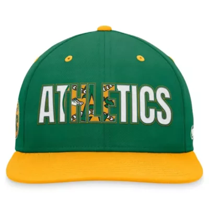 Oakland Athletics MLB Nike Athletics Cooperstown Collection Pro Snapback Hat