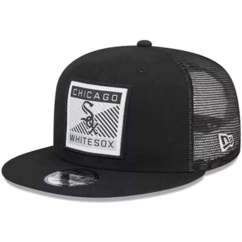Chicago White Sox MLB Chicago Sox Scratch Squared Trucker 9FIFTY Snapback Hat