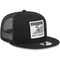 Chicago White Sox MLB Chicago Sox Scratch Squared Trucker 9FIFTY Snapback Hat