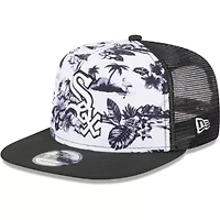 Chicago White Sox MLB White/Black Chicago Sox Vacay 2.0 A-Frame Trucker 9FIFTY Snapback Hat