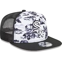Chicago White Sox MLB White/Black Chicago Sox Vacay 2.0 A-Frame Trucker 9FIFTY Snapback Hat