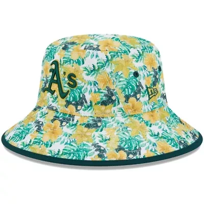 Oakland Athletics MLB Athletics Tropic Floral Bucket Hat
