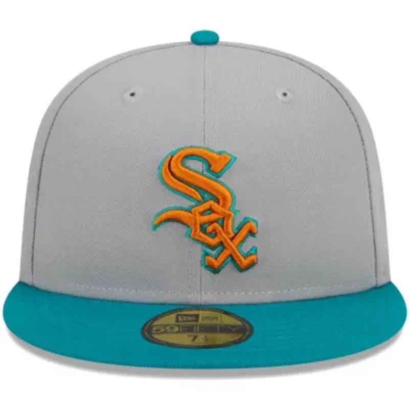Chicago White Sox MLB Gray/Teal 59FIFTY Fitted Hat