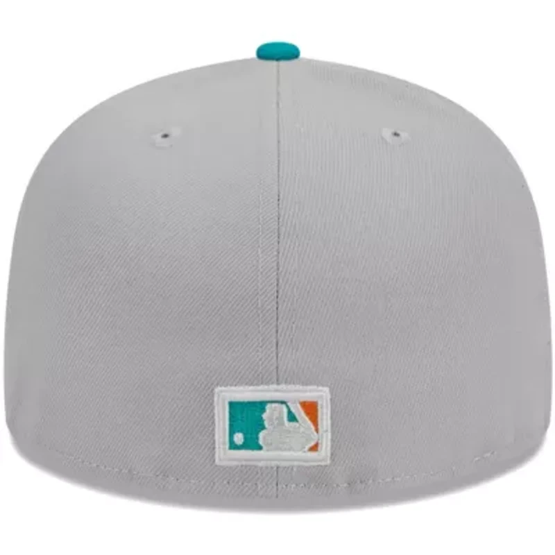 MLB Gray/Teal Cincinnati Reds 59FIFTY Fitted Hat