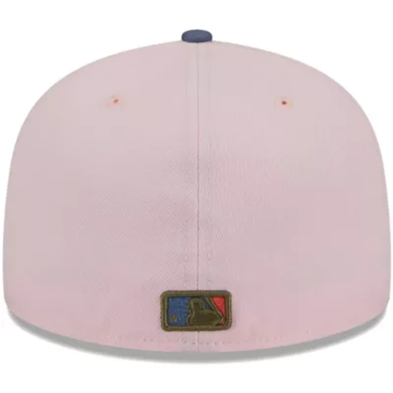 Boston Red Sox MLB Pink/Blue Undervisor 59FIFTY Fitted Hat