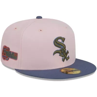Chicago White Sox MLB Pink/Blue Undervisor 59FIFTY Fitted Hat