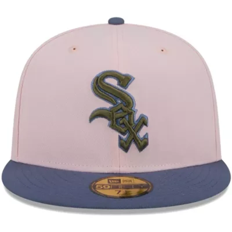 Chicago White Sox MLB Pink/Blue Undervisor 59FIFTY Fitted Hat