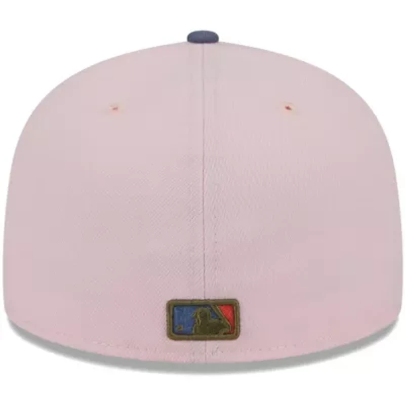MLB Pink/Blue Cincinnati Reds Undervisor 59FIFTY Fitted Hat