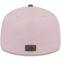 MLB Pink/Blue Los Angeles Dodgers Undervisor 59FIFTY Fitted Hat
