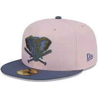 Oakland Athletics MLB Pink/Blue Undervisor 59FIFTY Fitted Hat