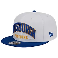 NCAA White/Royal Pitt Panthers Two-Tone Layer 9FIFTY Snapback Hat