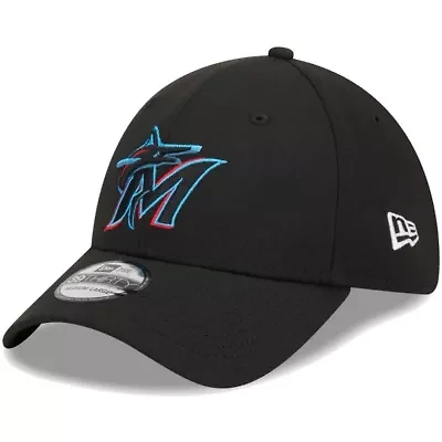 MLB Miami Marlins Logo 39THIRTY Flex Hat